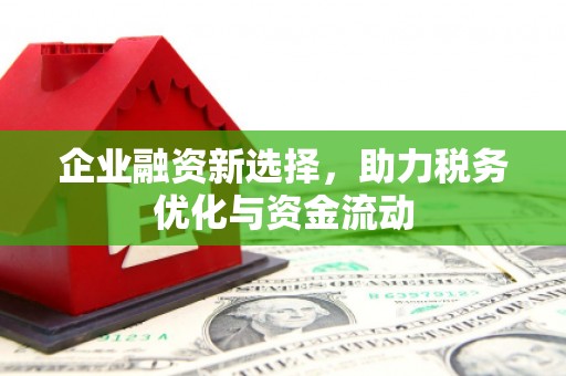 崂山企业融资新选择，助力税务优化与资金流动