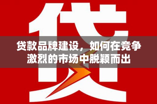 崂山贷款品牌建设，如何在竞争激烈的市场中脱颖而出