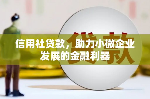 崂山信用社贷款，助力小微企业发展的金融利器