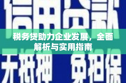崂山税务贷助力企业发展，全面解析与实用指南